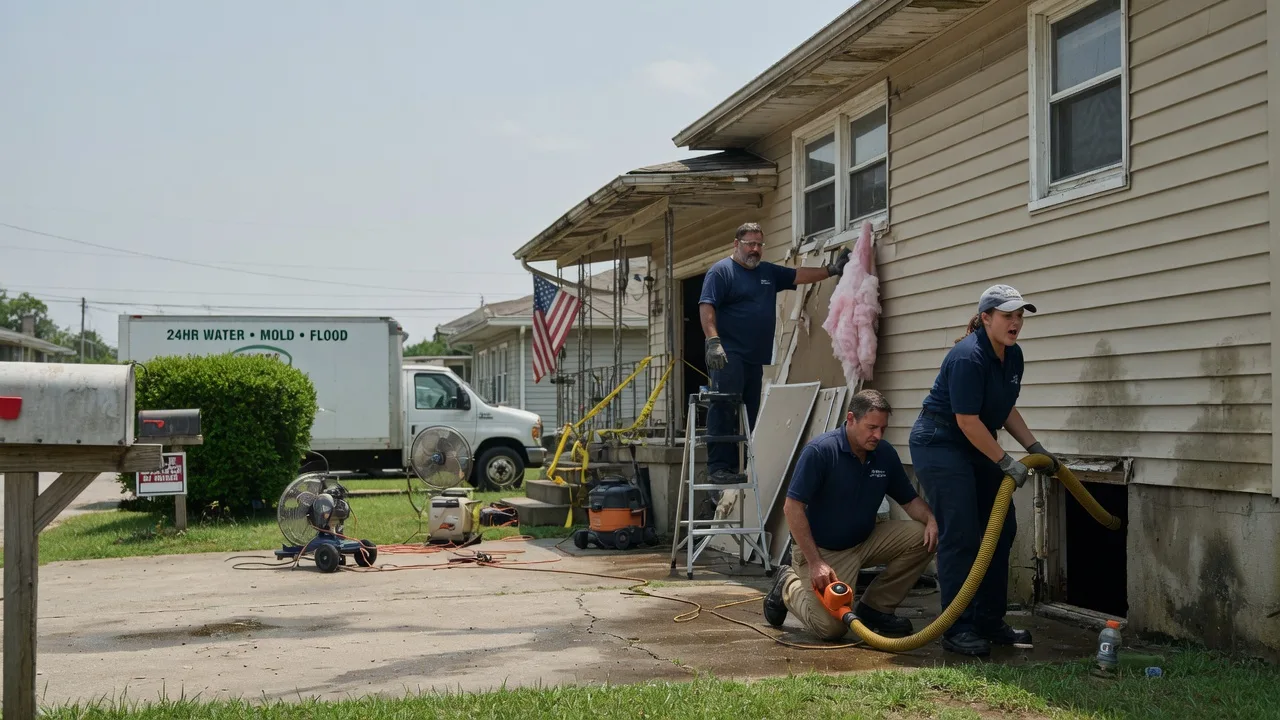 Water Damage Repair in Evans, WA near me